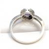 Image 2 : SILVER GENUINE GEMSTONES RING SIZE 6
