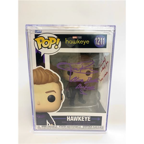 Signed Hawkeye Funko Beckett
