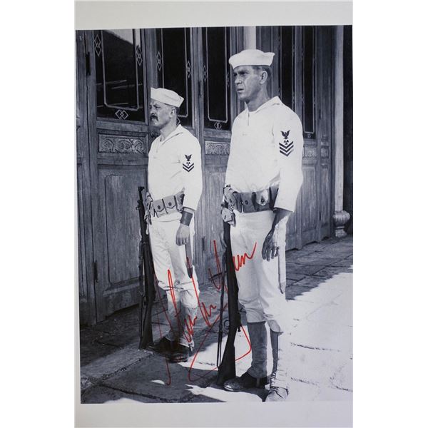 Autograph Signed Sand Pebbles Photo