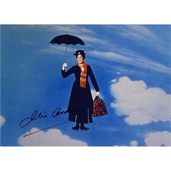 Autograph Signed Mary Poppins Photo