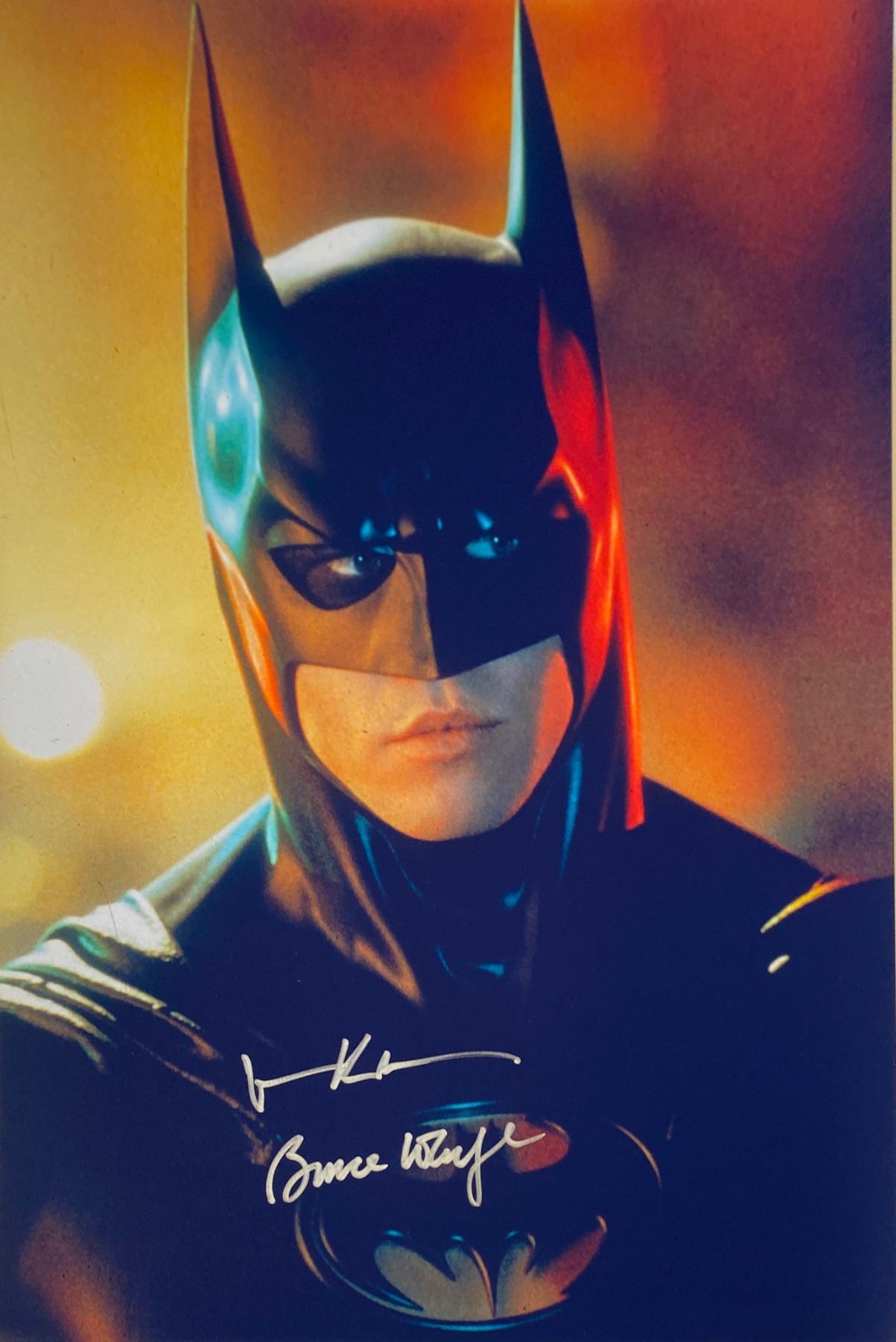 Autograph Signed Batman Photo