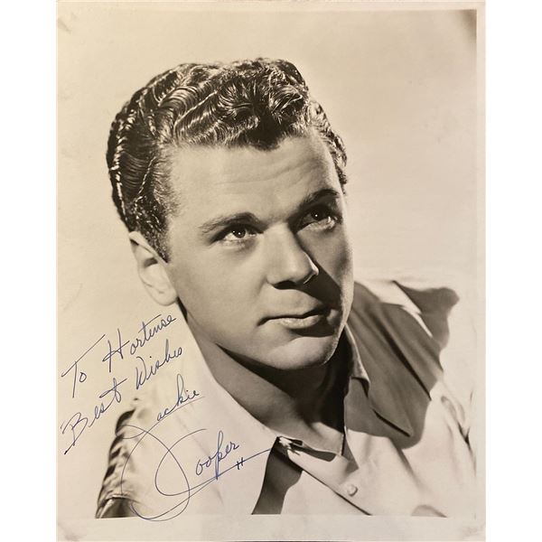 Our Gang Jackie Cooper Signed Photo
