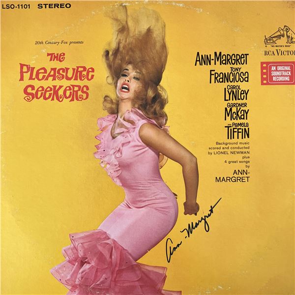 Ann-Margret The Pleasure Seekers signed album