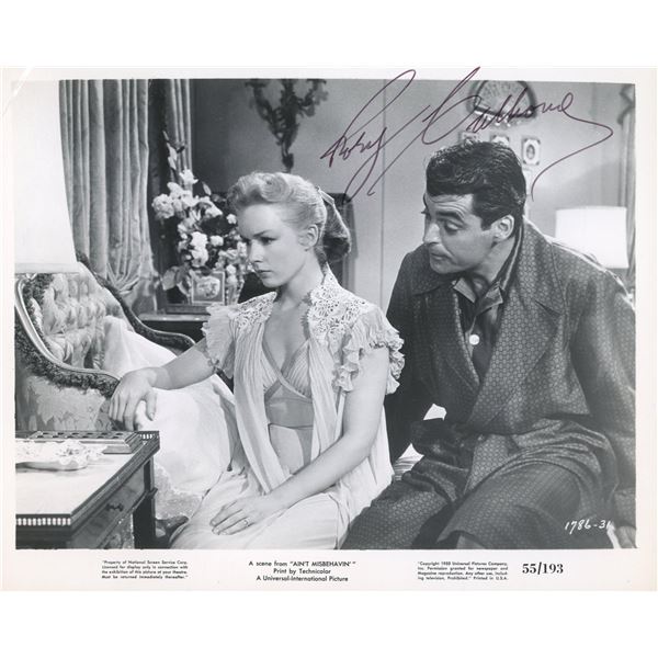 Rory Calhoun signed Aint Misbehavin movie still