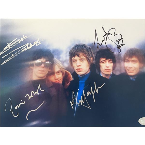 The Rolling Stones signed photo