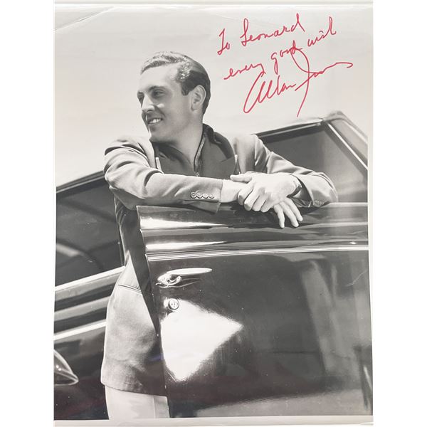 Allan Jones signed photo
