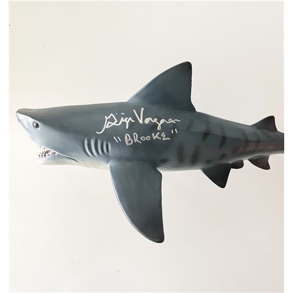 Jaws 2 Gigi Vorgan signed shark. JSA