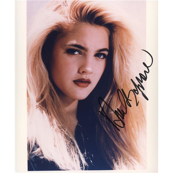 Drew Barrymore signed photo