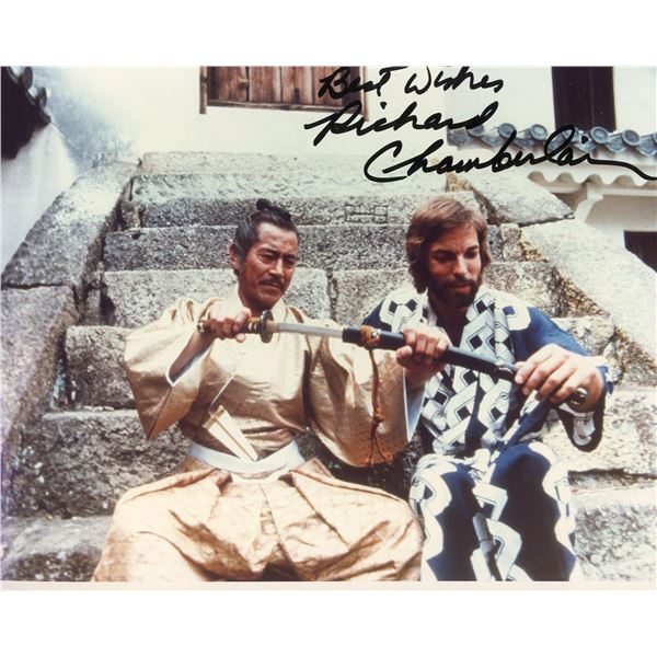 Richard Chamberlain signed movie still