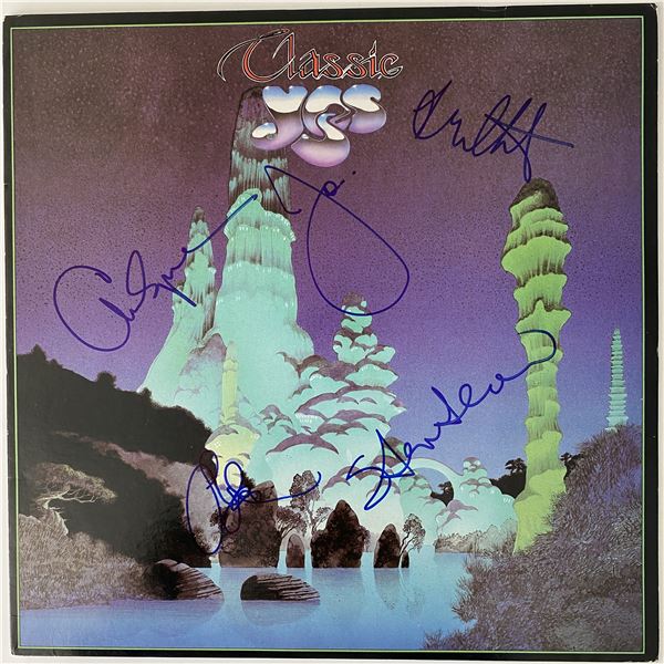 Yes Classic Yes signed album