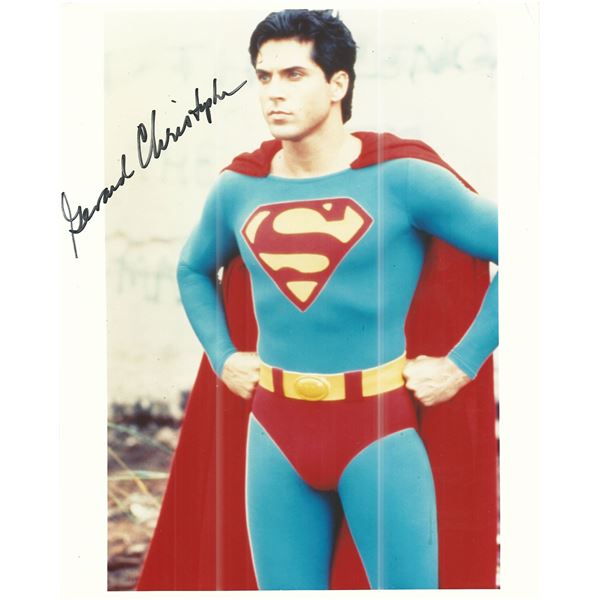 Superboy Gerard Christopher signed photo