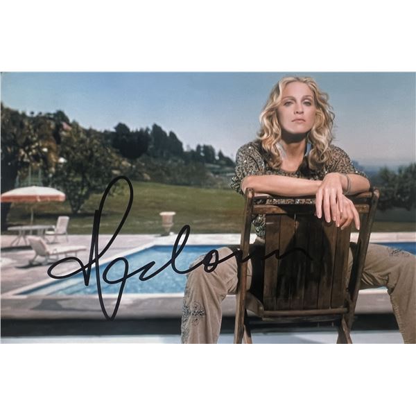 Madonna signed photo