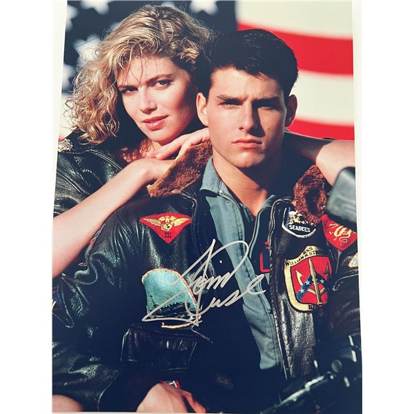 Top Gun Tom Cruise signed movie photo
