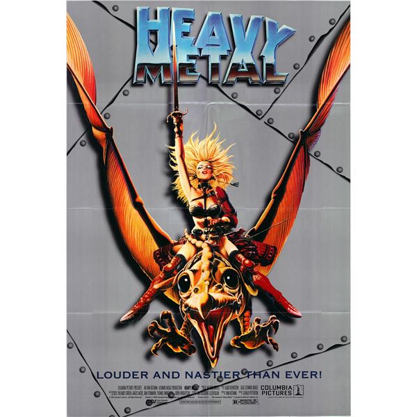 Heavy Metal original 1981 vintage Mini Advance One Sheet Poster