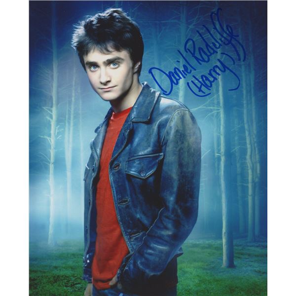 Harry Potter Daniel Radcliffe signed movie photo