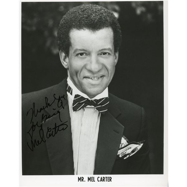 Mel Carter signed photo