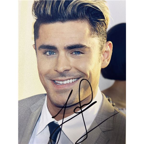 Zac Efron signed photo