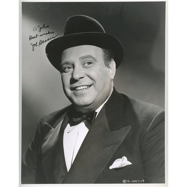 Joe Besser signed 3 Stoogies photo