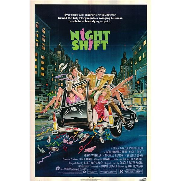 Night Shift original 1982 vintage one sheet poster