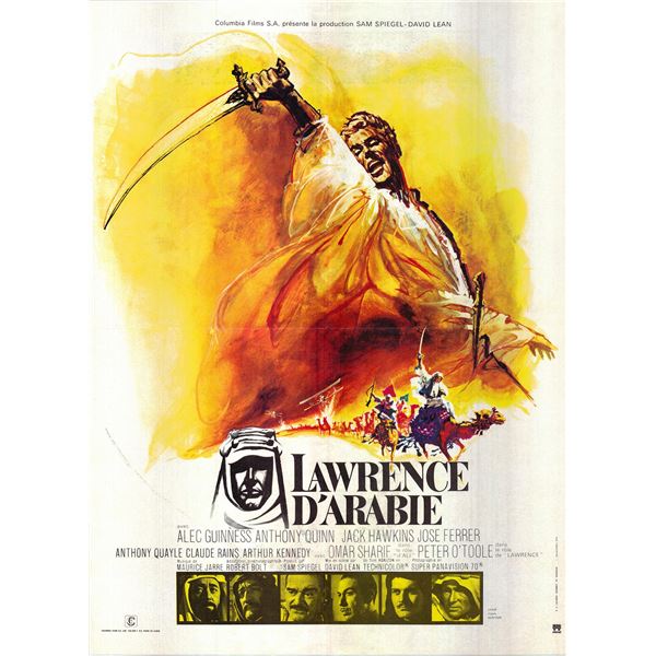 Lawrence D'Arabie Original 1970 Vintage French One Sheet Poster