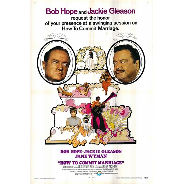 How to Commit Marriage Original 1969 Vintage One Sheet Poster