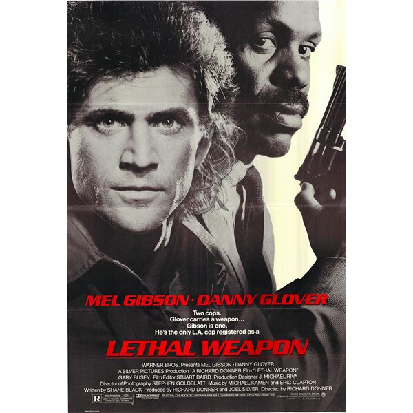 Lethal Weapon Original 1987 Vintage One Sheet Poster