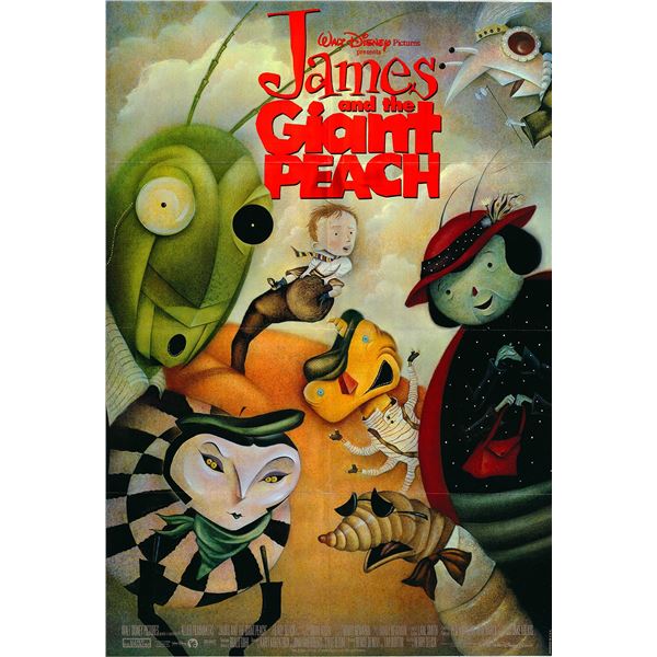James and the Giant Peach Original 1996 Vintage Double Sided One Sheet Poster