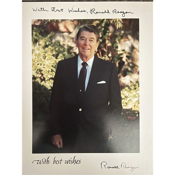 Ronald Reagan signed photo