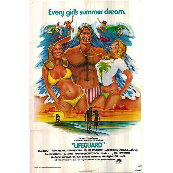 Lifeguard Original 1976 Vintage One Sheet Poster
