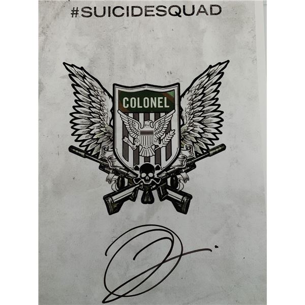 The Suicide Squad Joel Kinnaman signed movie photo