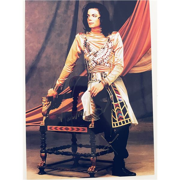 Michael Jackson signed photo