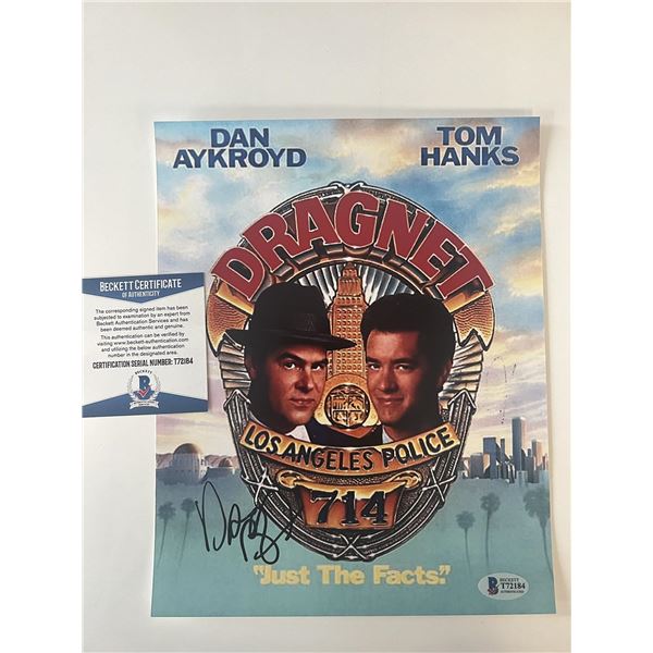 Dragnet Dan Aykroyd signed photo-Beckett