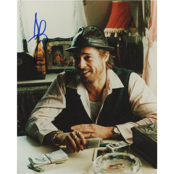 Brad Pitt signed photo