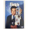 Image 1 : Fletch Chevy Chase signed mini poster - Beckett authenticated