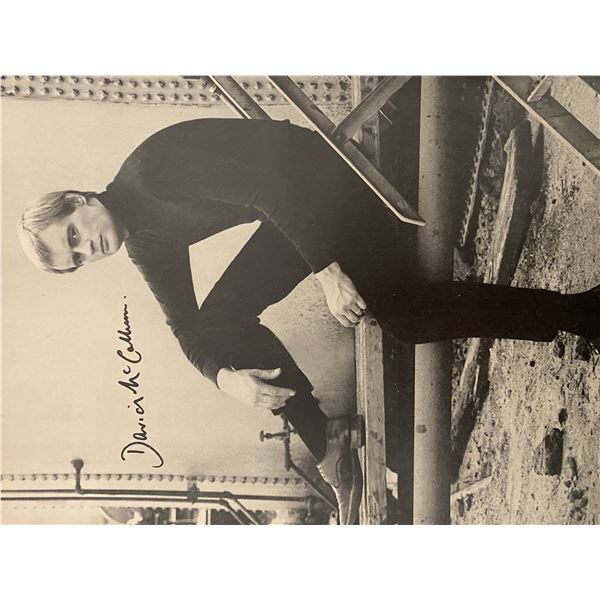 David McCallum Signed McCallum and Vaughn Magazine.