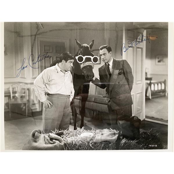 Abbott and Costello signed photo