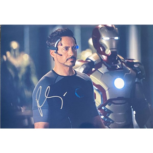 Iron Man Robert Downey Jr signed movie photo