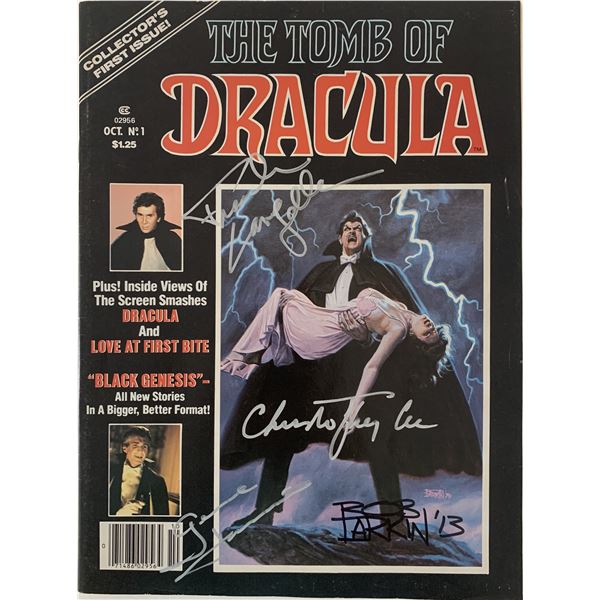 The Tomb of Dracula signed comic book