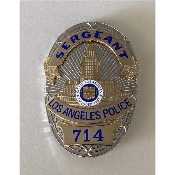 Dragnet Joe Friday #714 replica prop badge