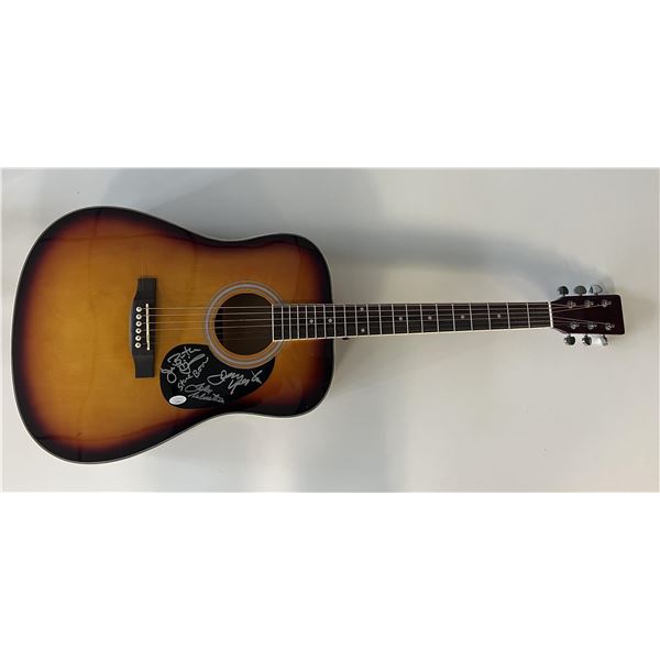 The Lovin' Spoonful signed acoustic guitar - JSA