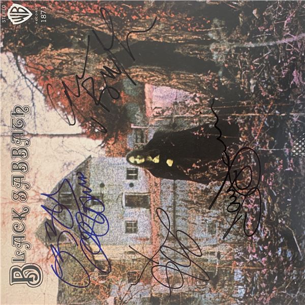 Black Sabbath signed album