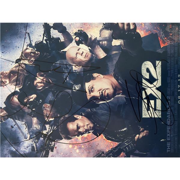 The Expendables 2 signed movie photo