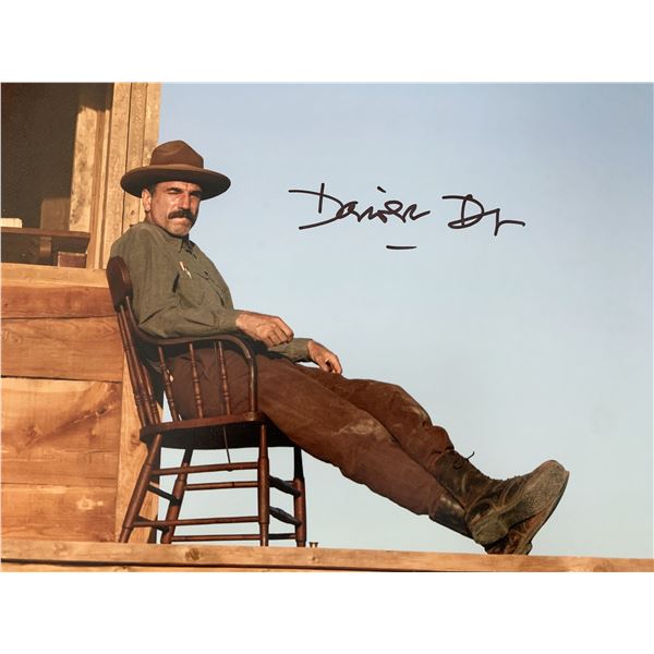 There Will Be Blood Daniel Day Lewis signed movie