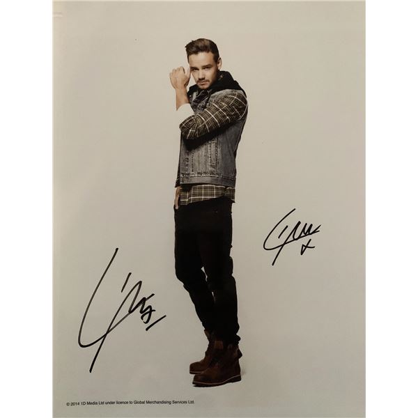One Direction Liam Payne signed photo