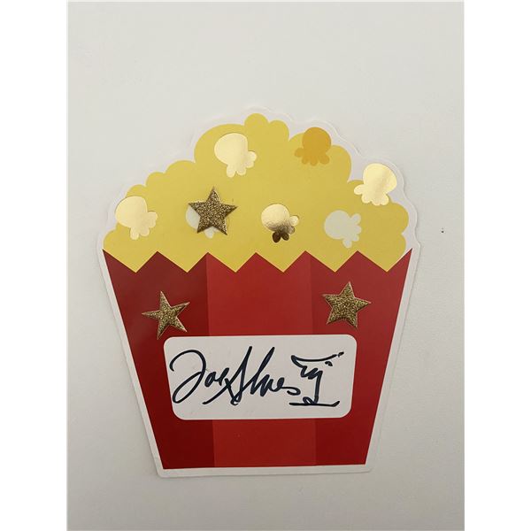 Joe Alves Signed Popcorn Card