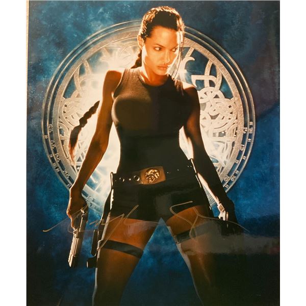 Lara Croft Tomb Raider Angelina Jolie signed movie