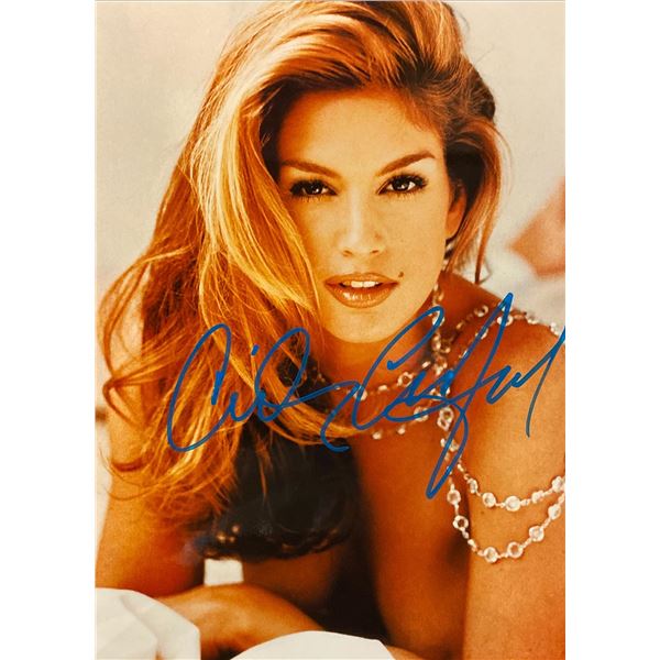 Cindy Crawford Signed Photo