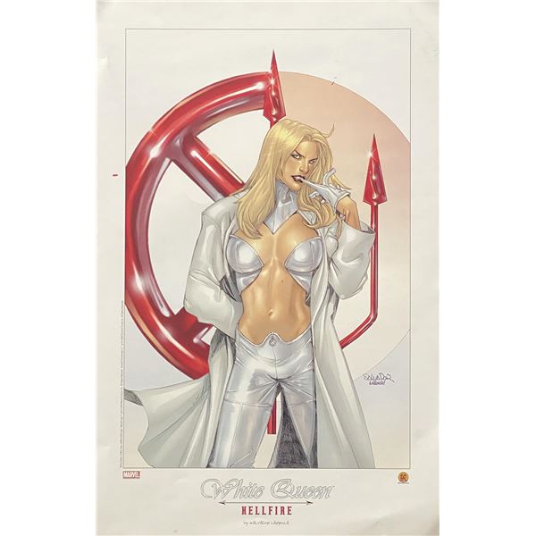 White Queen Hellfire Club Emma Frost print