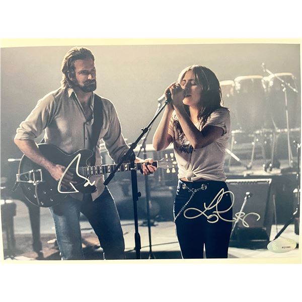 A Star is Born cast signed movie photo