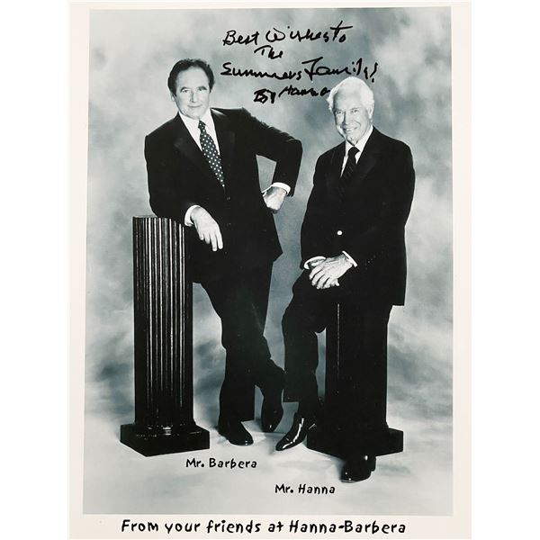 Bill Hanna signed photo